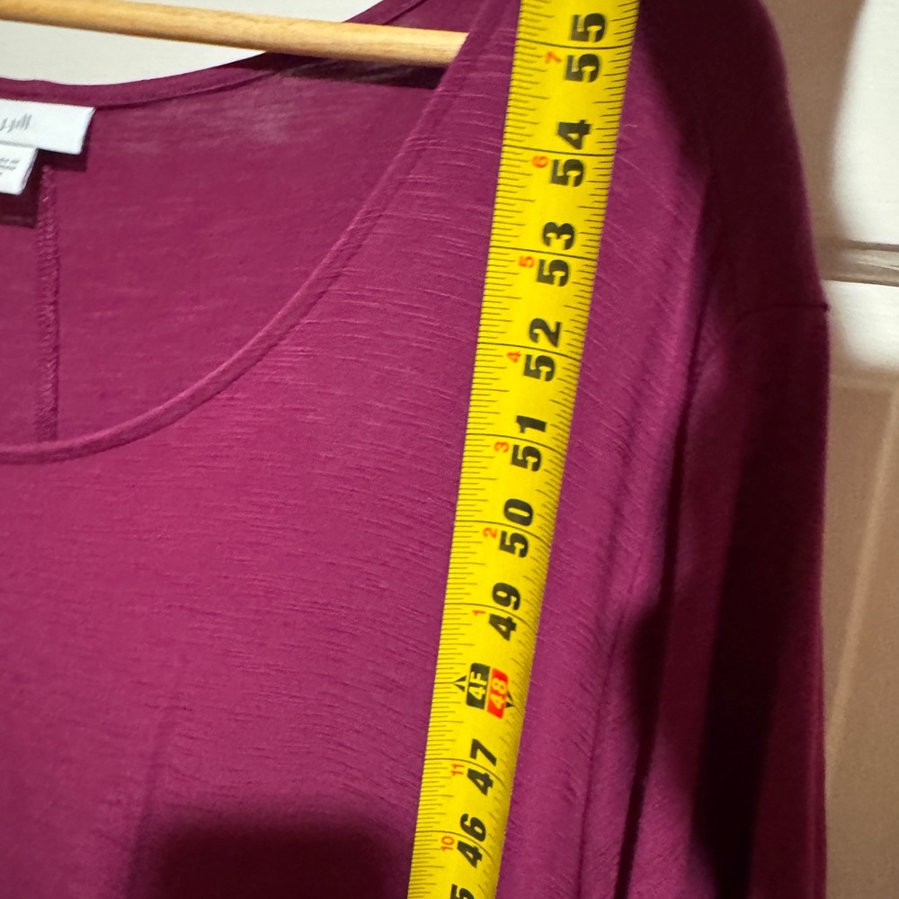 J. Jill Maxi Dress in Rich Plum - Picture 4 of 5